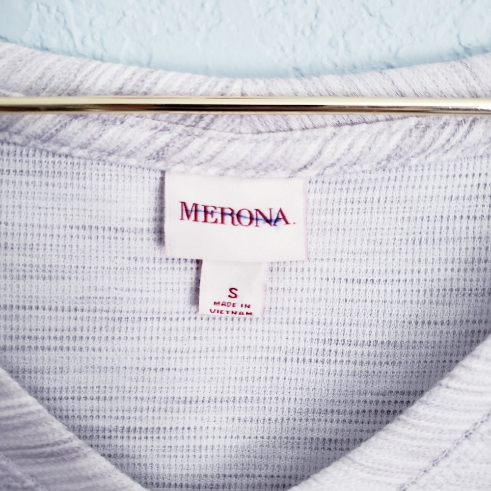 3 FOR $15  Merona V-neck Textured T-shirt Dress - Picture 5 of 6